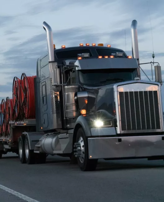 Large truck on the road